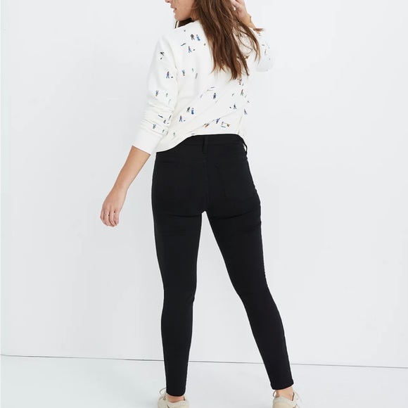 NWT - Madewell: 9" Mid-Rise Skinny Jeans in Lunar Wash: TENCEL™ Denim Edition - Picture 3 of 7
